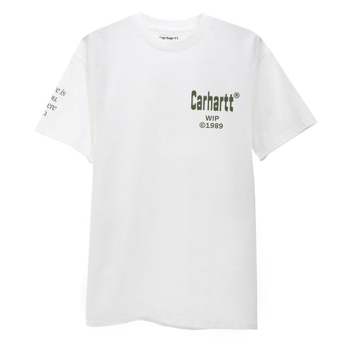 Carhartt WIP S/S Home T-Shirt White/Dollar Green I032398.OIA.XX.06 Degli Uberti